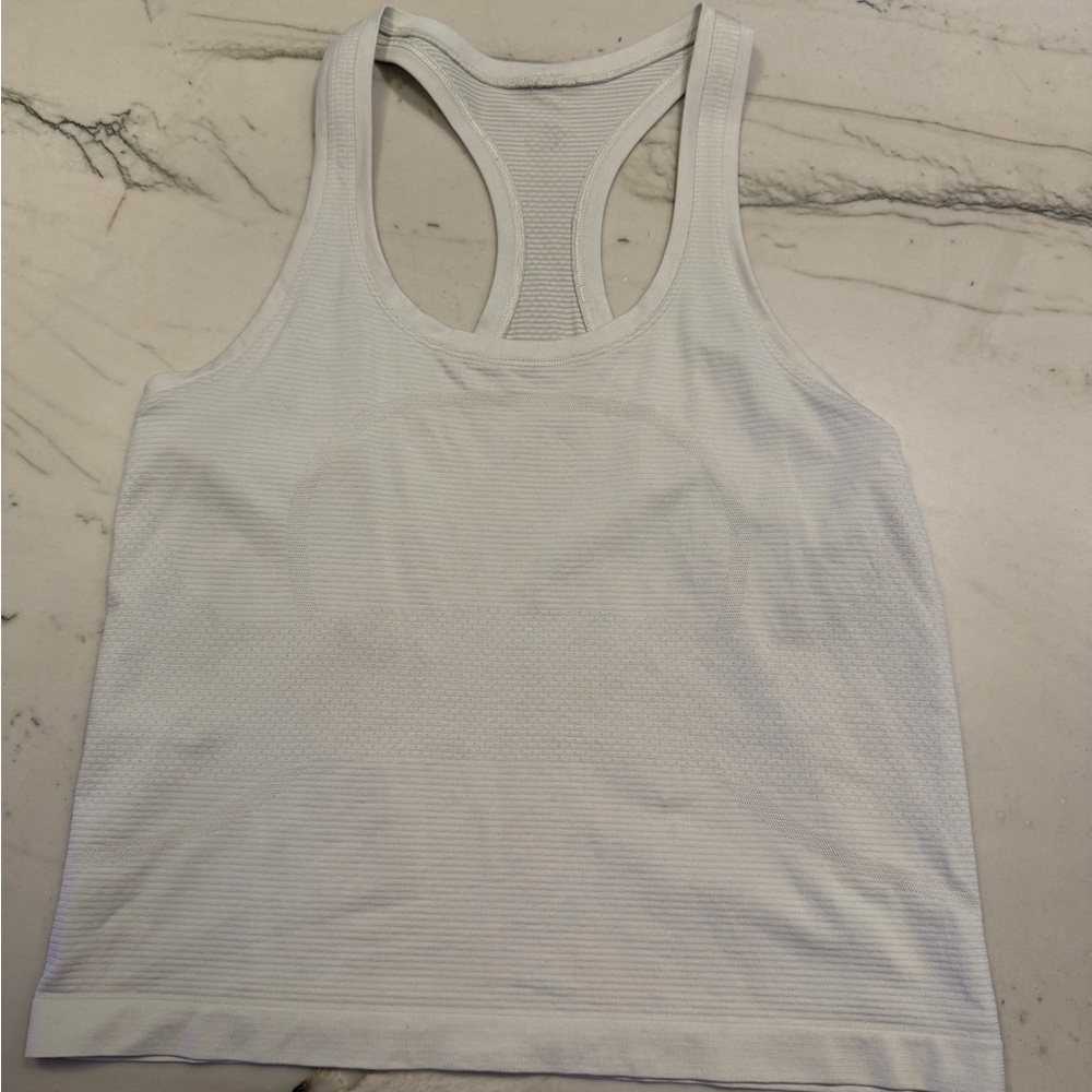Lululemon Off-White Racerback Tank Top